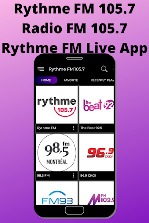 Rythme FM 105.7 Radio FM 105.7 Rythme FM Live App Screenshot 3