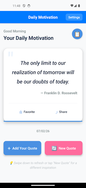 Daily Motivation Widget Screenshot 2
