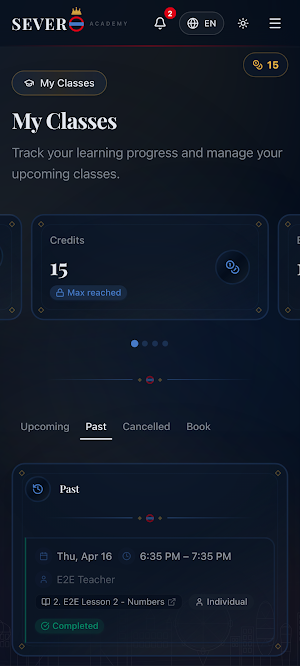 Severo Academy Screenshot 2
