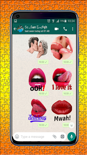Lips, Kiss and Love Stickers - WAStickerApps Screenshot 0