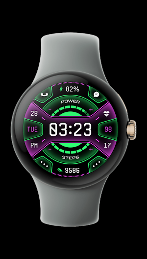 Neon - Digital | watch face Screenshot 1