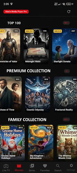 aladin IPTV Player Pro TV Screenshot 2