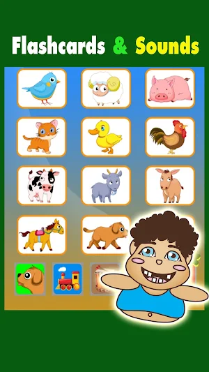 kids learning zoo animal with 4 in 1 puzzle games Screenshot 1