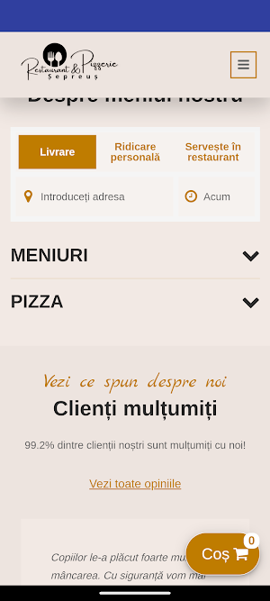 Restaurant & Pizzerie Sepreus Screenshot 0