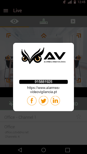 AV-Alarmes EasyView Screenshot 0