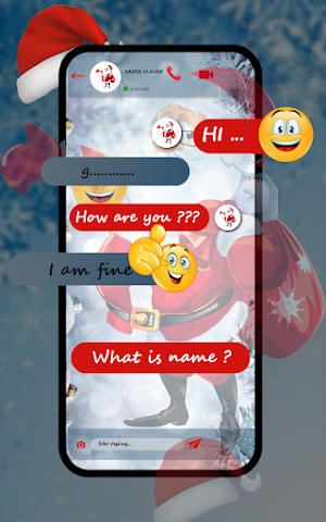 Santa Track Call - Prank Text Screenshot 0