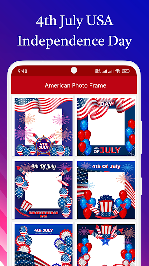 USA Independence Day Frame Screenshot 3