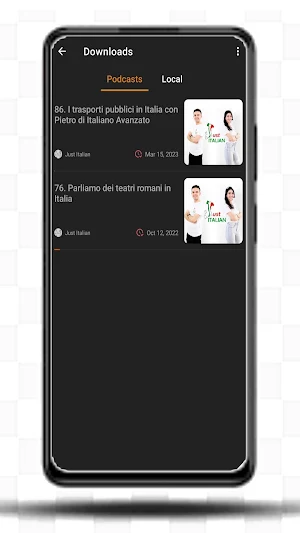 Just Italian Podcast Screenshot 1