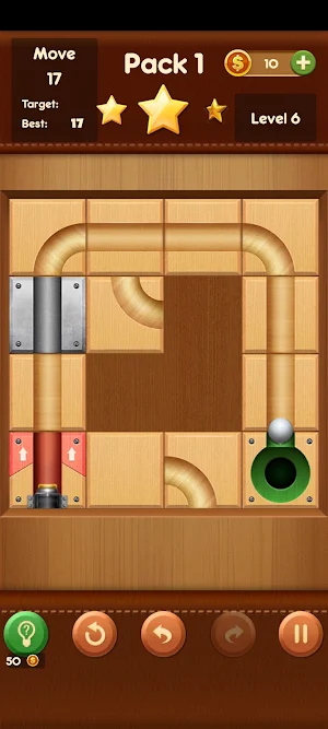 Floating Ball - Water Puzzle Screenshot 2