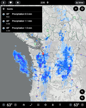 Foreca Weather Automotive Screenshot 1