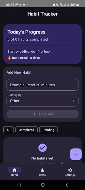 Habit Tracker Daily Routine Screenshot 2