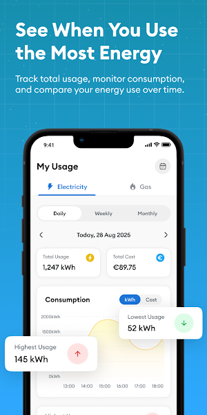 Yastrel: Energy Savings App Screenshot 2