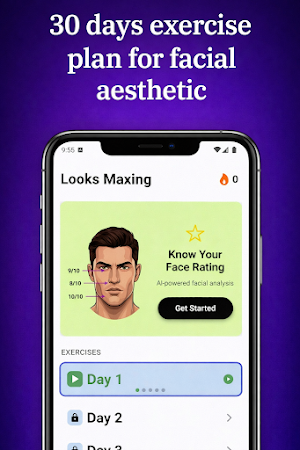 LooksMax - Rating and Exercise Screenshot 1