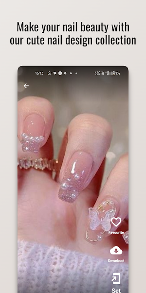 Muted Glam Nail Polish Design Screenshot 3