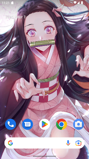 Demon Slayer Nezuko Wallpaper Screenshot 1
