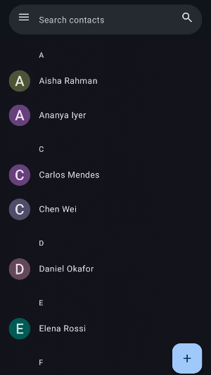 Contacts (Offline) Screenshot 2