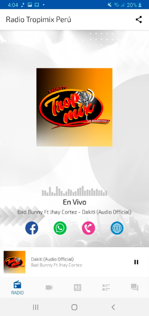 Radio Tropimix Perú Screenshot 1