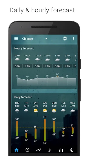 Sense Flip Clock & Weather Screenshot 2