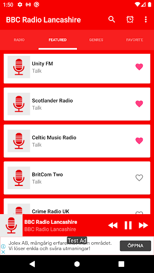 Uk BBC Radio lancashire App Screenshot 1