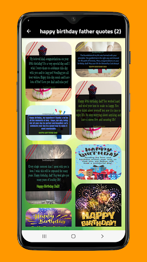 happy birthday father quotes Screenshot 2