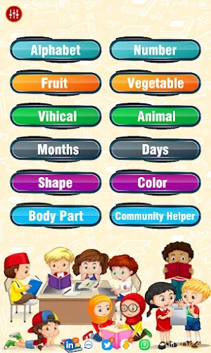 Kids Zone | Learning Game App Screenshot 1
