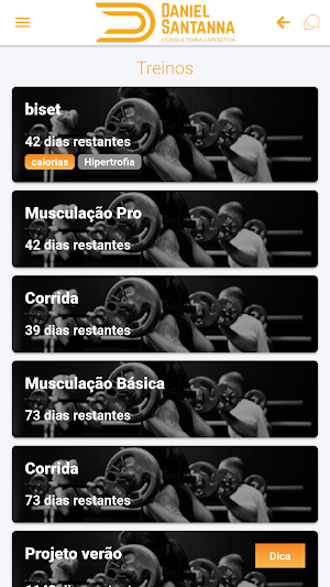 Daniel Santanna Consultoria Esportiva Screenshot 1