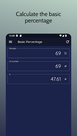 Percentage Calculator Screenshot 1