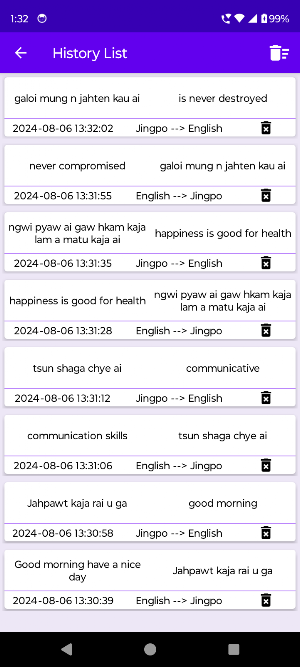 English To Jingpo Translator Screenshot 2