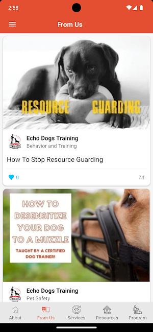 Echo Dogs Training Screenshot 1