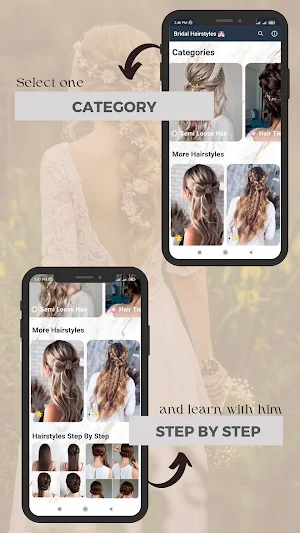 Bridal Hairstyle Step By Step Screenshot 3