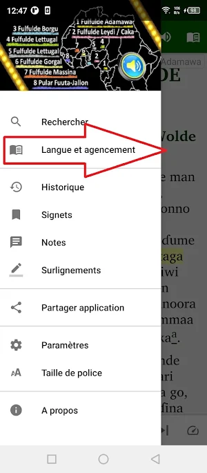 Fulfulde Dewtere Screenshot 1
