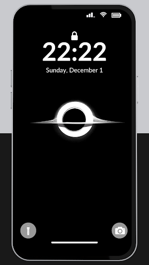 Dark Black Hole Wallpaper 4K Screenshot 0