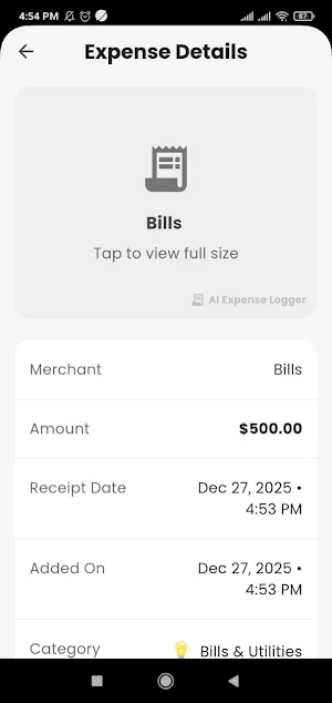 ExpenseMind Screenshot 3