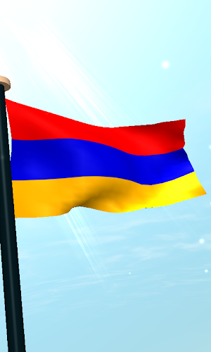 Armenia Flag 3D Live Wallpaper Screenshot 3