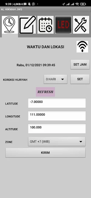 JWS AL HIKMAH WIFI TAB Screenshot 0