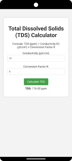 TDS Calculator Screenshot 3