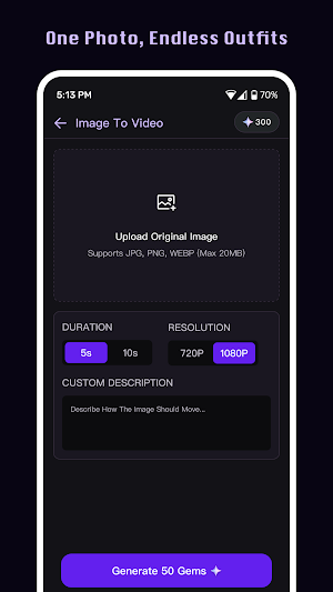 Luma Motion: AI Outfit Studio Screenshot 2