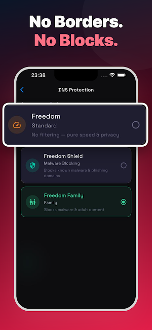 Freedom DNS - Fast & Secure Screenshot 3