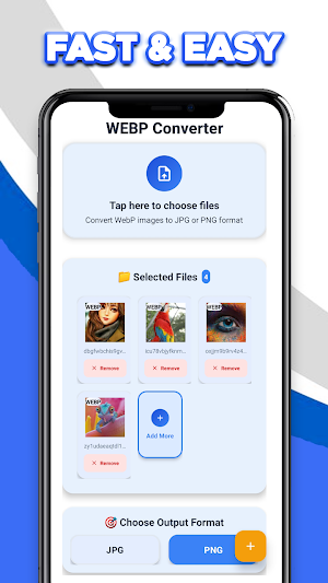 Webp to PNG image or JPG image Screenshot 0