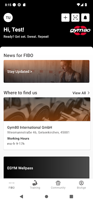 Gym80 Showroom Screenshot 1