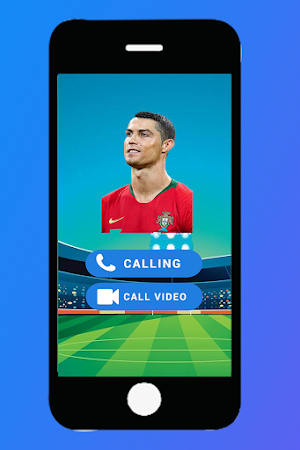 Fake Video Call from Ronaldo Screenshot 0