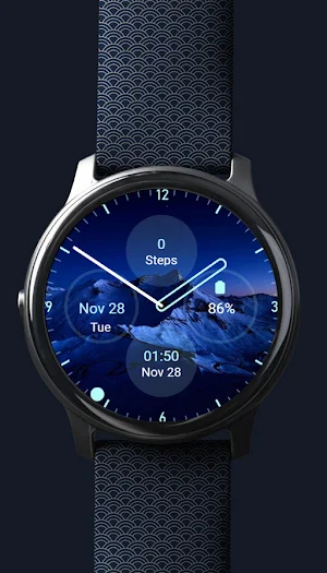Blue Mountain - Watch Face Screenshot 3