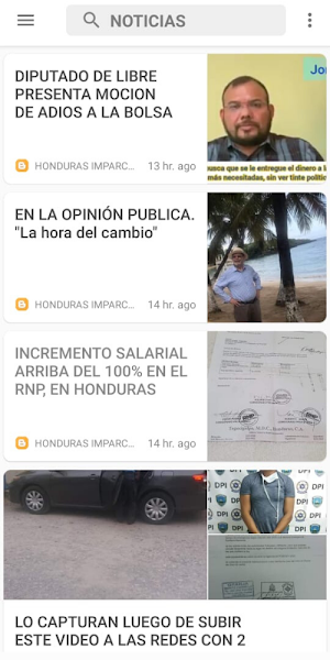 HONDURAS IMPARCIAL Screenshot 3