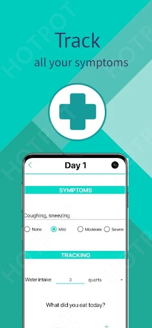 Symptom Diary Screenshot 0