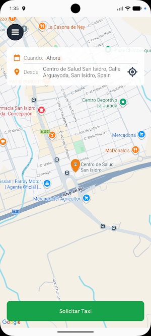 TaxiAqui Screenshot 2