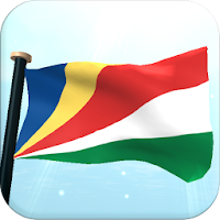 Seychelles Flag 3D Wallpaper