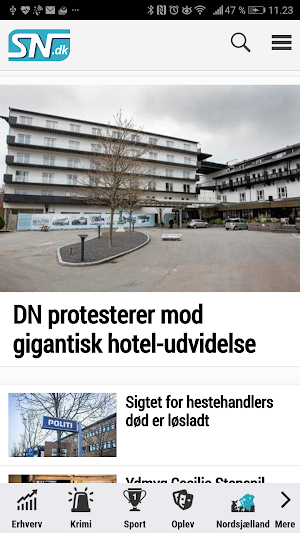 SNDK Nyheder Screenshot 1