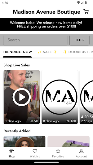Madison Avenue Boutique Screenshot 0