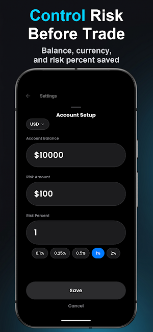 Forex Position Size Calculator Screenshot 1