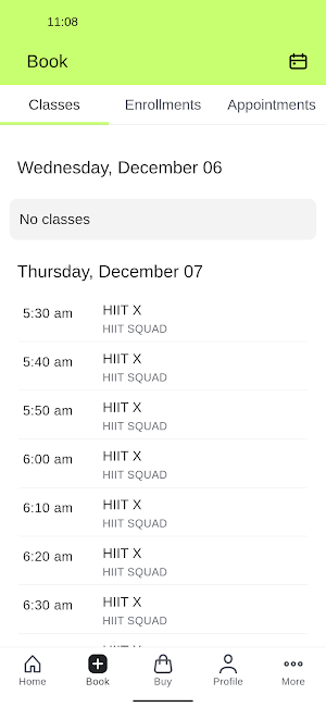 HIIT X Fitness Screenshot 1